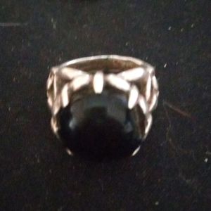 Black onyx ring